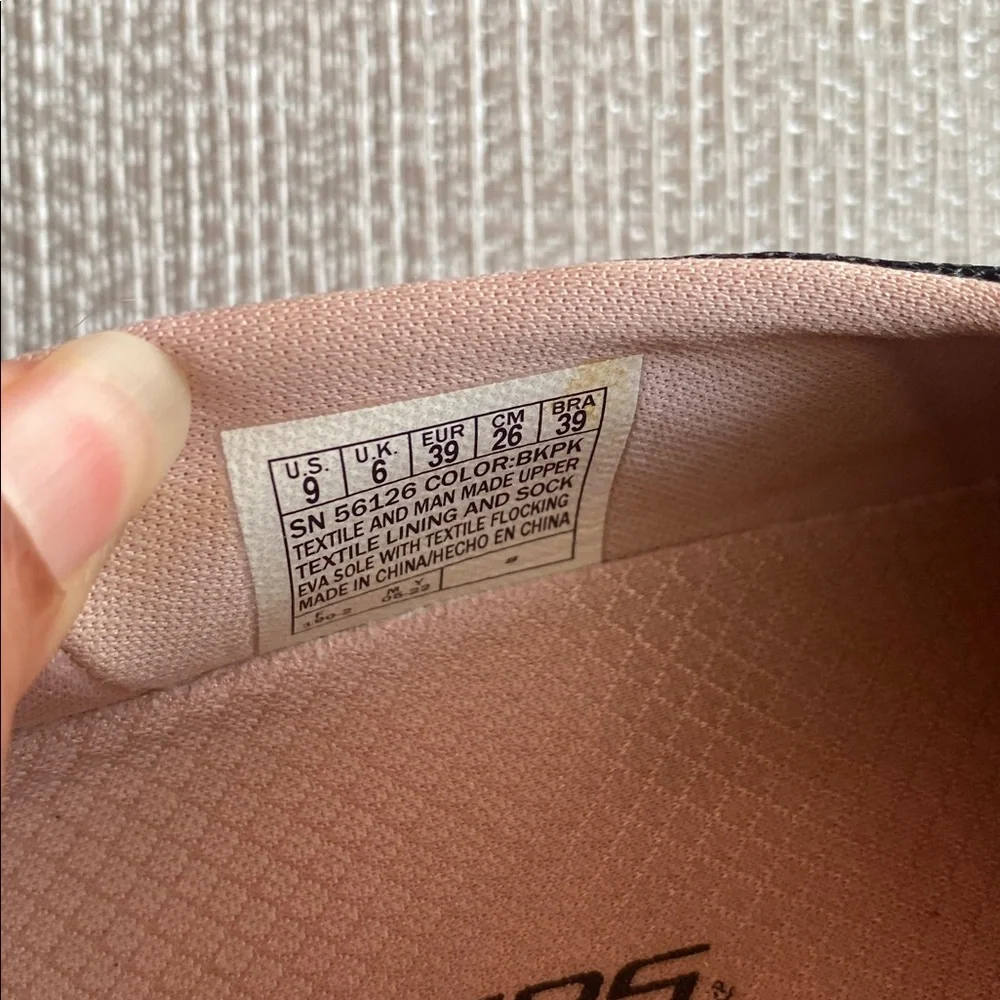 Skechers Women's Black and White Slip-On Sneakers - Picture 7 of 9